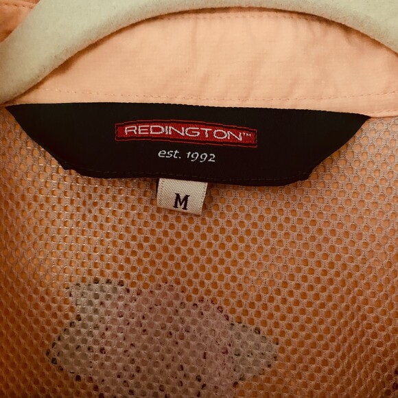 Redington Embroidered Button Down Long Sleeve Women Fishing UPF 30 Shirt Sz M - Picture 3 of 14